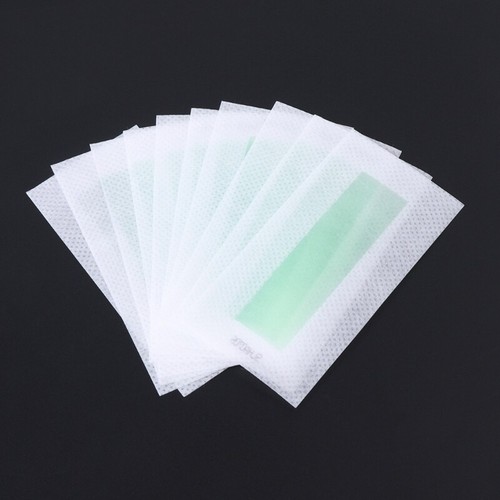 10x Hair Removal Depilatory Epilator Cold Wax Strips Paper Pad For Face Nonwoven - Picture 6 of 8