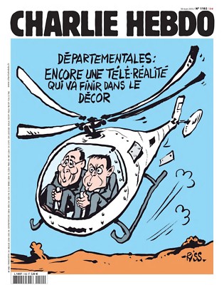 CHARLIE-HEBDO N ° 1182 -FRENCH ORIGINAL JOURNAL -Encore une télé-réalité ...