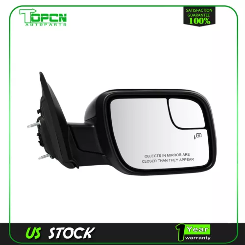 Passenger Side Mirror Signal Puddle Heated For 2011-2015 Ford Explorer 7 PIN