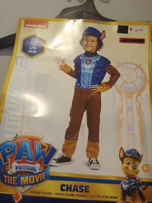 Kids Paw Patrol Chase Adaptive Costume Large (4-6)