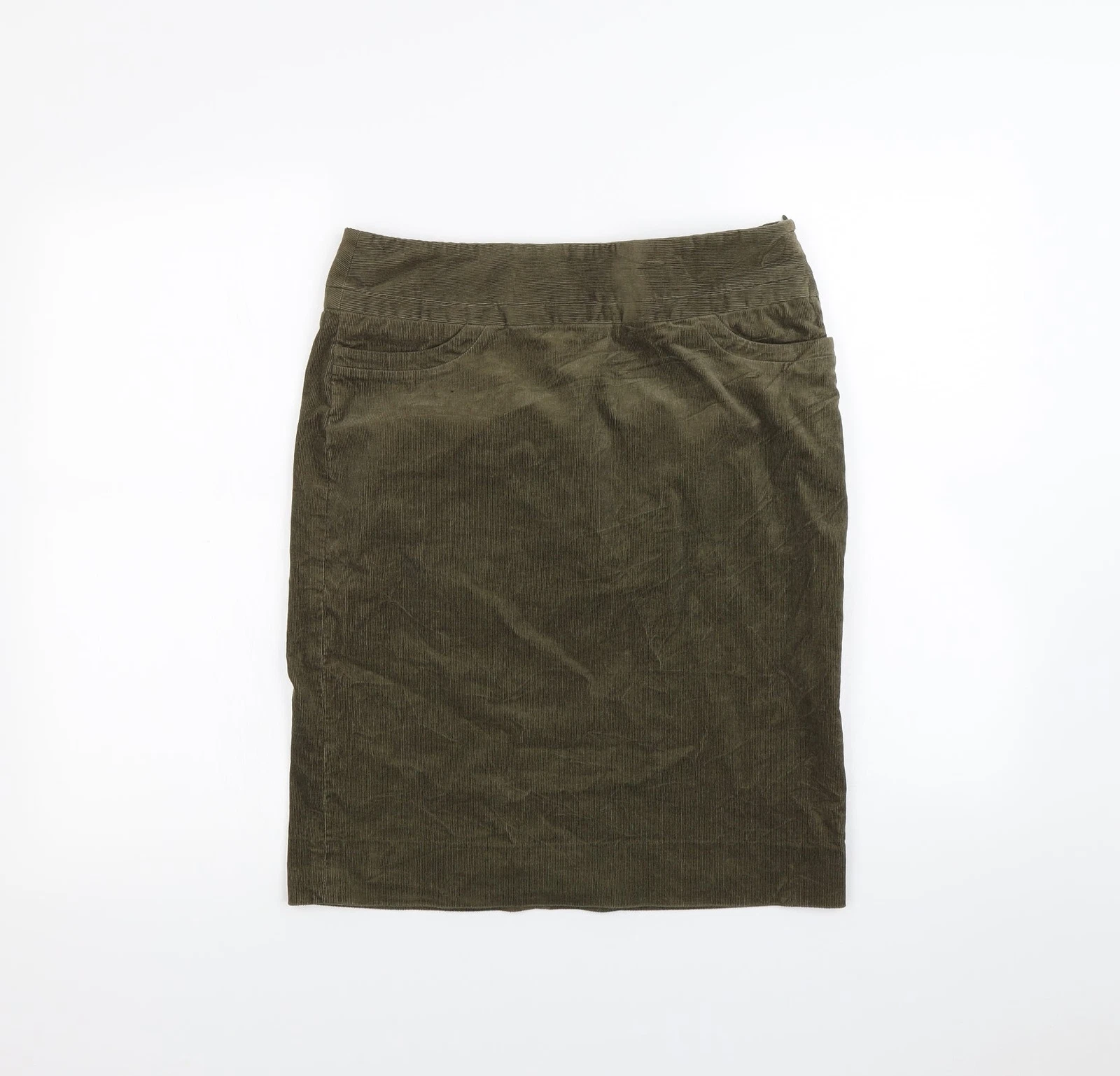 Gap Womens Green Cotton Blend Straight & Pencil Skirt Size 4