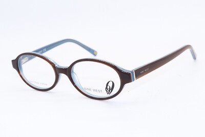 NEW NINE WEST NW 153 0FMI BROWN BLUE AUTHENTIC FRAMES EYEGLASSES 45-16
