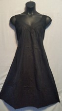 Women Clothing long Sundress House Sun Dress Casual Summer Black Free Size