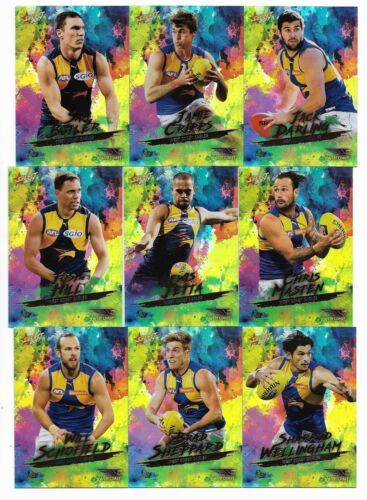 2017 Select Footy Stars WEST COAST Holo Foil & Standup Team Sets - Picture 1 of 2