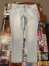 YMI Wannabettabutt Jeans Mid Rise Skinny Women  s Blue Denim Pants Size 37 Waist