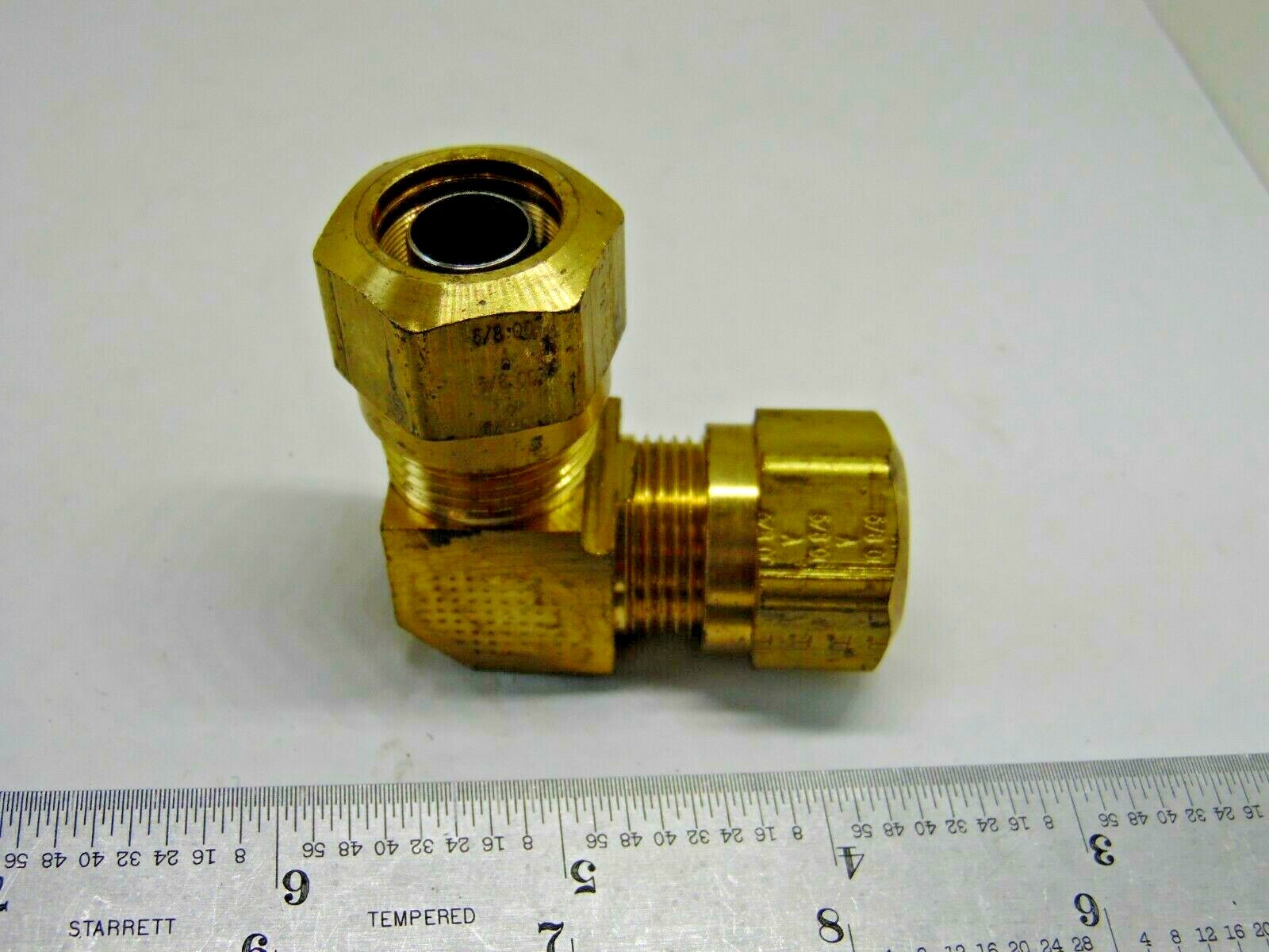 916590 Nylon Air Brake Tube Fitting, Elbow Ends Tube 5/8" Tube Size