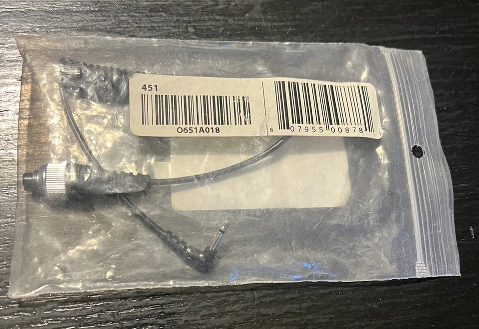 Quantum #451 Nikon Radio Slave Motor Drive Cord for MD2,4,12,15 MB21 392105-9 - Image 2 of 3