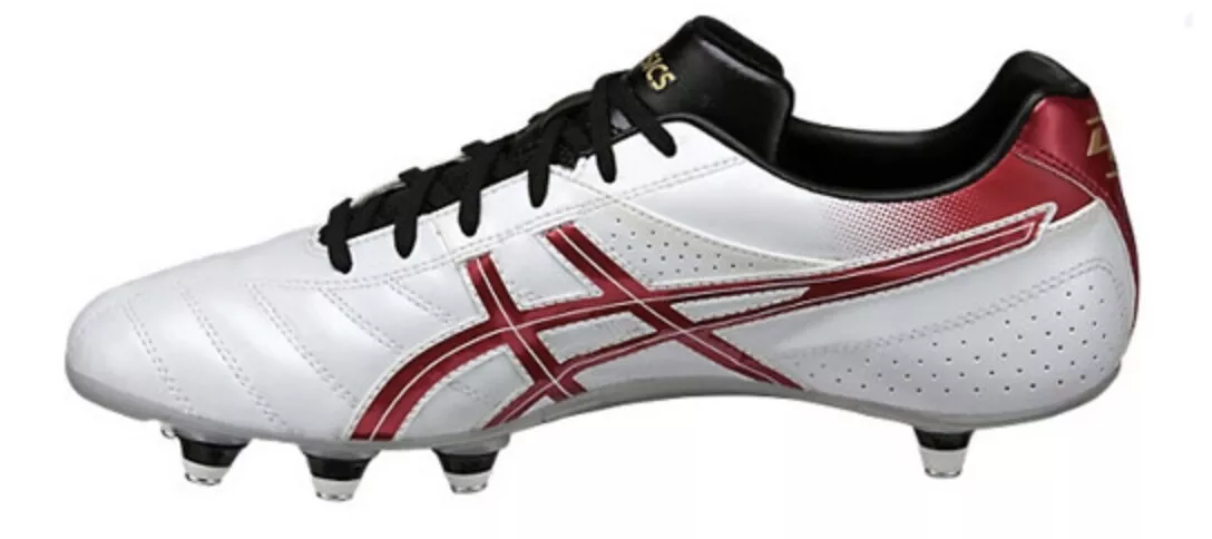 asics soccer shoes Spike asics DS LIGHT® WD SI TSS709 White X red 25cm US6.5