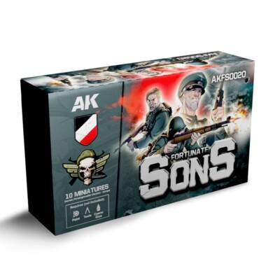 AK Interaktive Fortunate Sons Panzergrenadierdivision (10 Miniaturen) AKFS0020