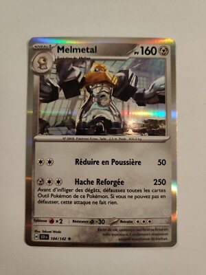 Pokemon Card - Melmetal Holographic 104/142 - Star Crown EV07