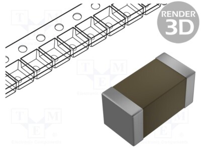 Kondensator: Keramik SMD 10%   10nF 630V  1206 GRM31BR72J103KW01L Kondensatore