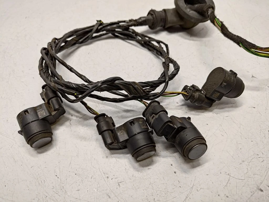 BMW 3 E90 E91 2008 Rear parking sensor PDC wiring loom 61129182554 