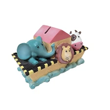 Vintage Kidsline Kids Line Serendipity Noah's Ark Bank Room Decor Accessory 1996