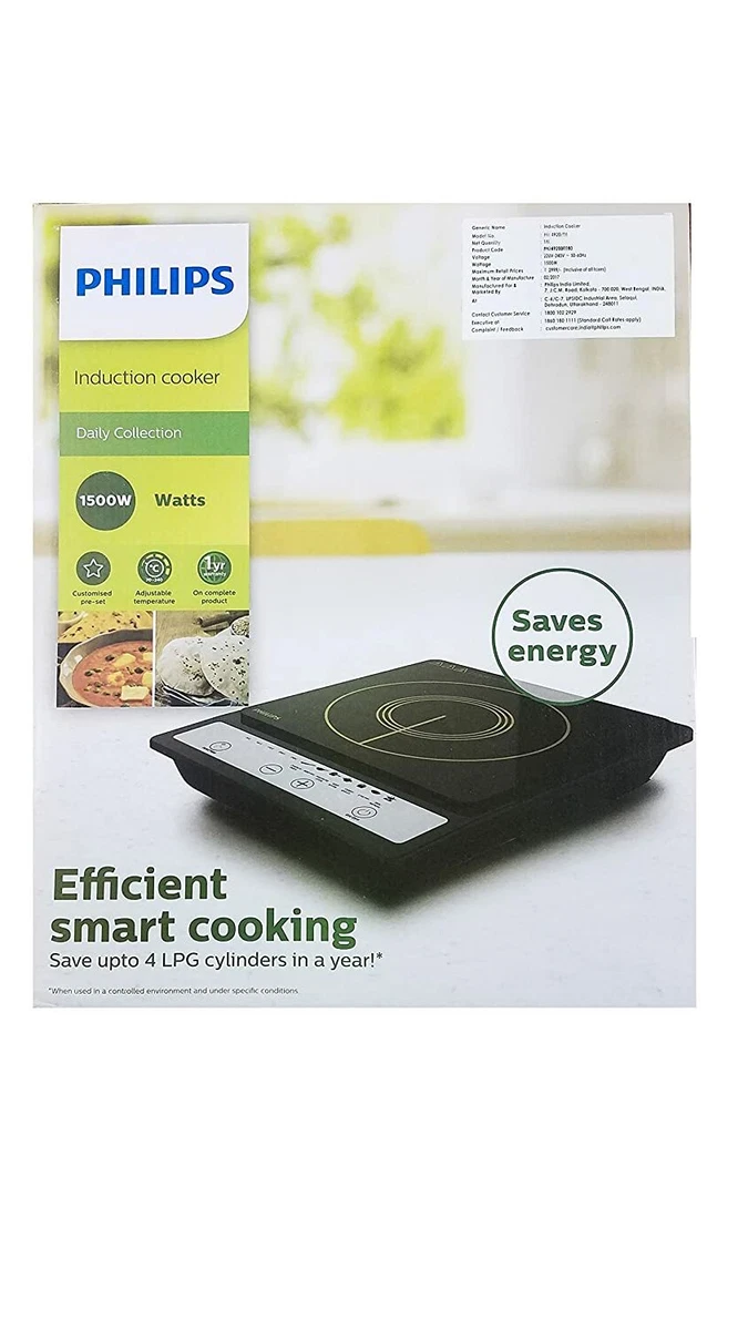 Philips HD4920 Induction Cooktop Save Energy BLACK With Free