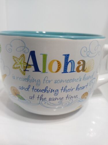 ALOHA COFFEE MUG. ALOHA MUG. ALOHA HAWAII Deco Mug. B314 - Picture 1 of 18