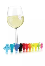 Vacu Vin Glass Markers Party People - Set of 12 C5