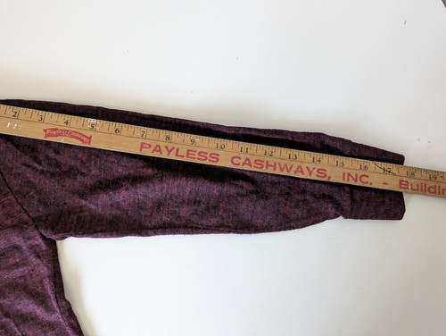 Vtg Sz 12 MCM Boys KAYNEE Banded Hem Red Shirt Acrylic 1950s Retro Rock-a-billy - Picture 8 of 9