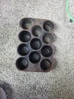 Wagner Ware Cast Iron Popover Muffin Pan 1323 B Vintage