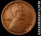 1913-D Lincoln Wheat Cent - Scarce  Very Fine  Semi-key  Better Date  #K1480