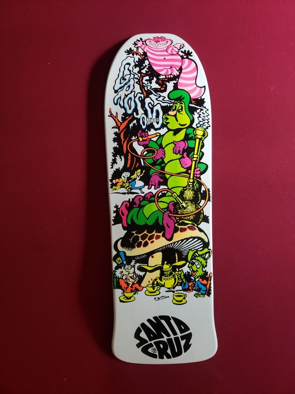 Jeff Grosso Santa Cruz Legend Cease & Desist AP/100 Alice Skateboard