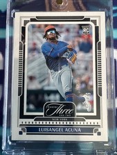 2025 Panini Three and Two - Luisangel Acuna, Luisangel Acuna #47 /99 (RC)