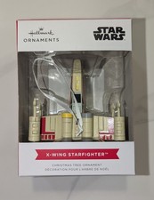 Hallmark Disney Star Wars X-Wing Starfighter Christmas Holiday Ornament NEW