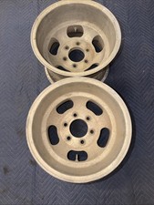 2-rocket Slot Mag 15 Wheel 15x10 Vintage Rim 6x5.5 Gmc Chevy Toyota 6 Lug R.i.