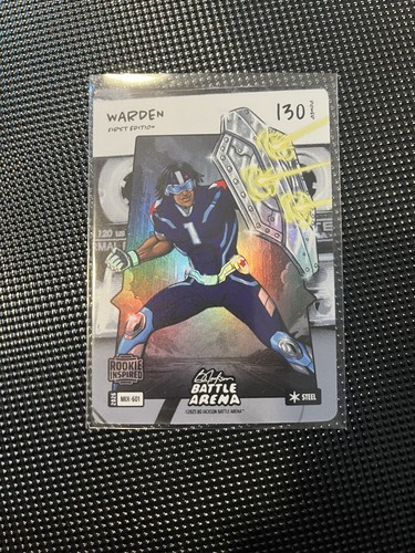 2025 Warden Mixtape Steel Cam Ward Rookie Bo Battle Arena Mix-601 Rc Sp Case Hit