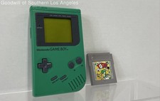 Nintendo Game Boy Original DMG-01 Green Handheld Console with Yoshi Game