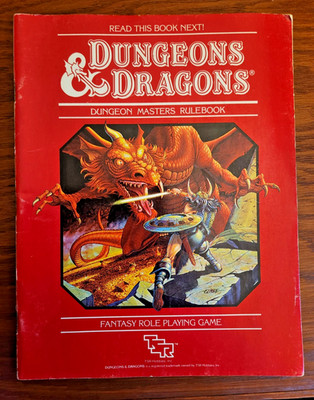Dungeon Masters Rulebook  D&D BECMI from basic box D&D TSR Dungeons & Dragons