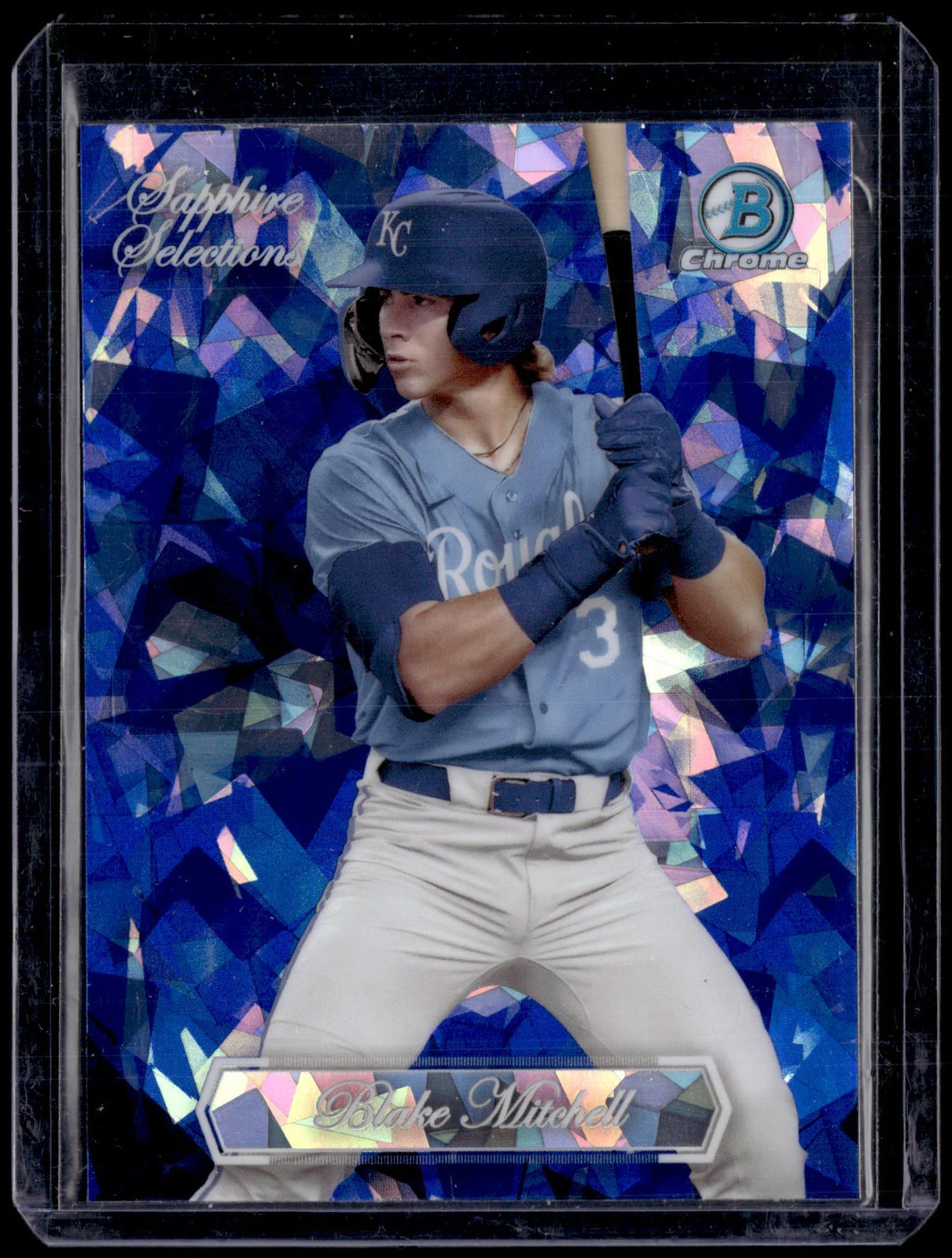 2023 Bowman Draft Sapphire Edition #SS-5 Blake Mitchell Sapphire Selections