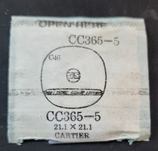 Montre Cartier & Certina vintage cristaux - 3 pièces - NOS / verre minéral