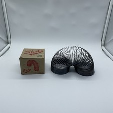 Slinky Original Black Metal Collector s Edition Spring Toy Made in USA NEW