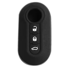Key Fob Remote Skin Shell Case Cover Replacement for Fiat LTQF12AM433TX