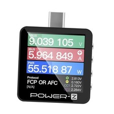 USB C Power Meter USB C Tester, USB Multimeter 0-50V 0-6A PD3.1 QC5.0 High