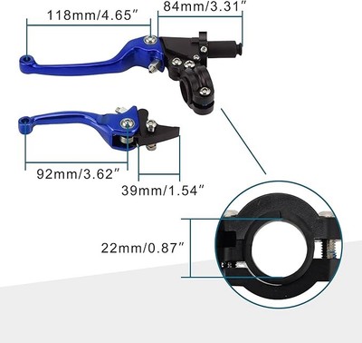 CNC Universal Motorrad Trommelbremse Kupplungshebel Doppelscheibenbremse verstellbar ATV