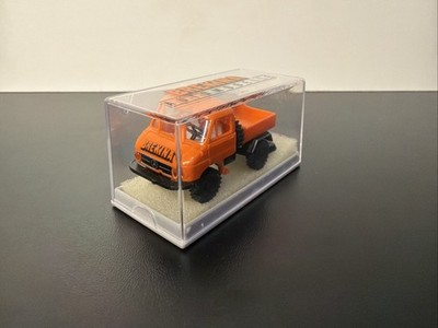 Brekina MB Unimog Preisausschreiben Sondermodell orange NEU OVP 1609-07-179