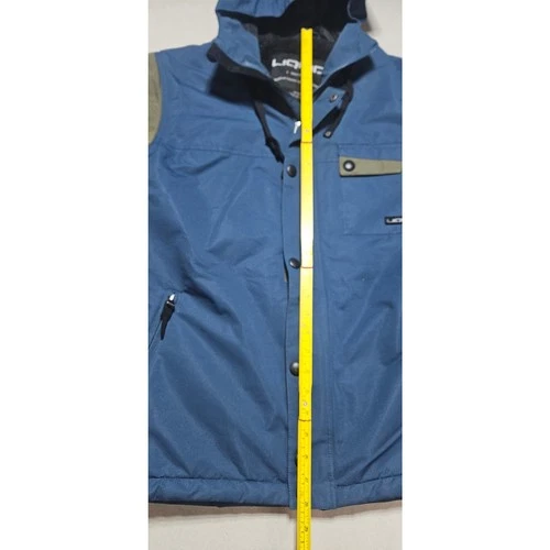 Liquid Mens M Blue Olive Snowboard Ski Jacket Hooded Insulated Winter Coat image 10