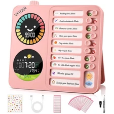 Visual Timer for Kids/ADHD with Two Color Screen, Countdown Timer Digital Pla...