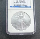 U.S. Mint 2007 American Eagle 1 oz Silver 0.999 NGC Gem Uncirculated Coin