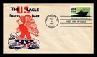 DR JIM STAMPS US COVER WWII ITALY INVADED BY ALLIES FDC PATRIOTIC CACHET
