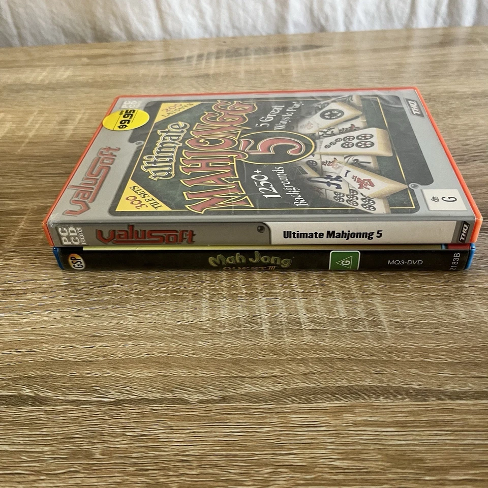 Ultimate Mahjong 5 (2002) Mahjong Quest 3 (2009) Vintage PC CD ROM Computer Game - Image 3 of 4