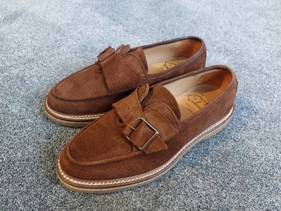 Jacques Soloviere Paris Tommy braune Wildleder Halbschuhe bitte lesen UK 6,5