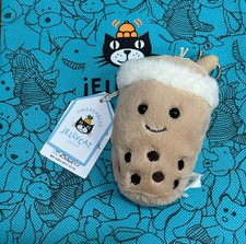 Bubble Tea Plush Keychain Pearls Soft Toy NWT 2026 Jellycat Amuseables Cute