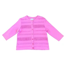 VTG Baxter & Wells Pink Cardigan Womens M Coquette Soft Girl Grandma Core 