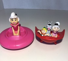 The Jetsons Flying Car PVC Figure w/ Judy Elroy Astro Spaceship Applause 1990