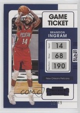 2021-22 Panini Contenders Game Ticket Blue 8/49 Brandon Ingram #45 1e15