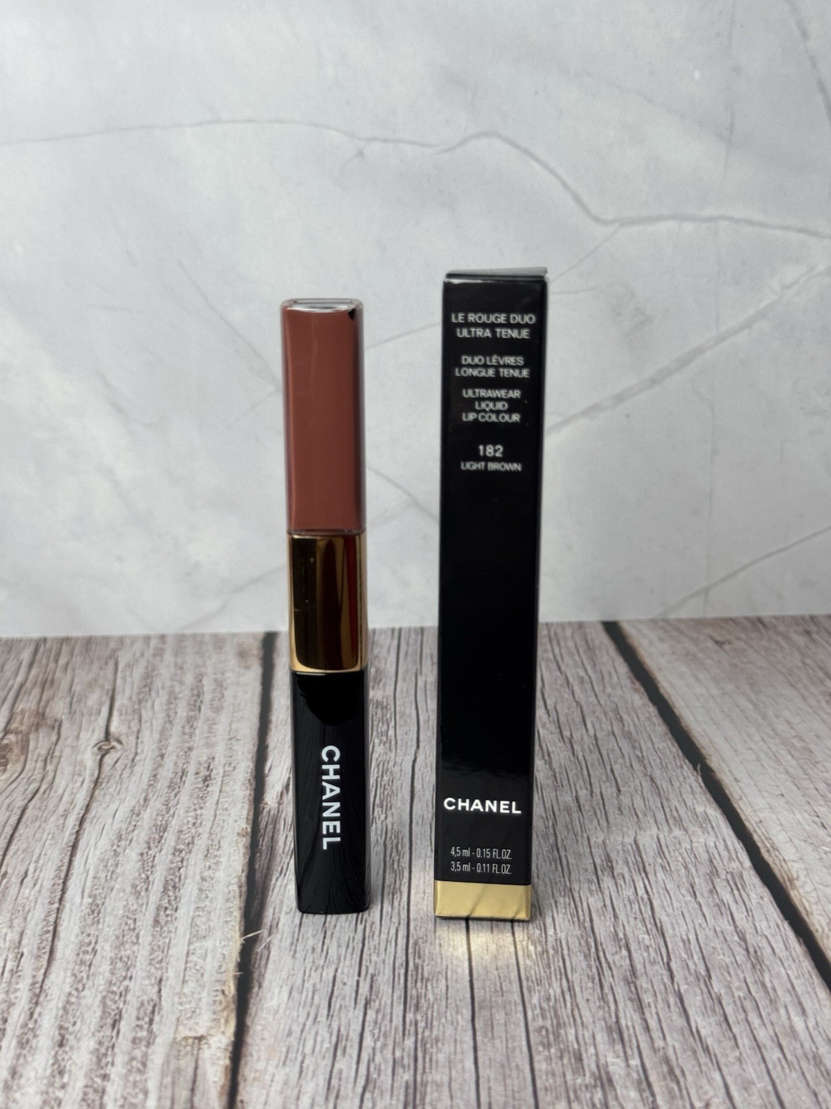 CHANEL Le Rouge Duo Ultra Tenue Longwear Liquid Lip colour Light brown 182