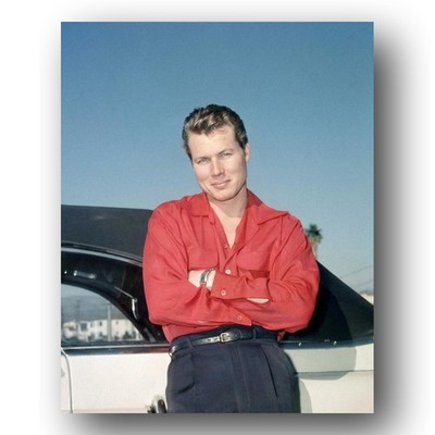 John Smith Photo 8x10 American Actor 1955 Publicity Still  Color Image