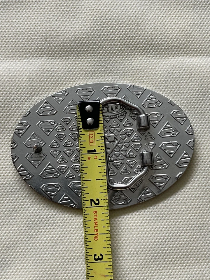 De colección Superman Hebilla de Cinturón Rojo Azul Amarillo GTO Design Studios DC Comics Foto 3 de 4